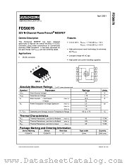 FDS6676 datasheet pdf Fairchild Semiconductor