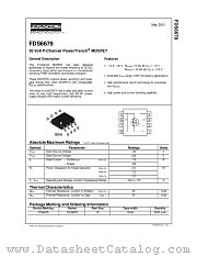 FDS6679 datasheet pdf Fairchild Semiconductor