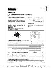 FDS6982 datasheet pdf Fairchild Semiconductor