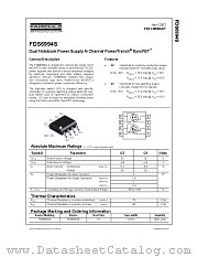FDS6994S datasheet pdf Fairchild Semiconductor