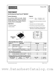 FDS7060N7 datasheet pdf Fairchild Semiconductor