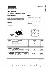 FDS7064N7 datasheet pdf Fairchild Semiconductor