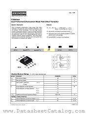 FDS8934A datasheet pdf Fairchild Semiconductor