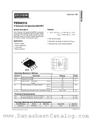 FDS9431A datasheet pdf Fairchild Semiconductor