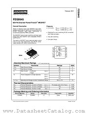 FDS9945 datasheet pdf Fairchild Semiconductor