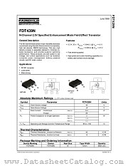 FDT439N datasheet pdf Fairchild Semiconductor