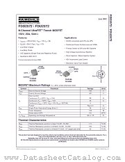 FDU2572 datasheet pdf Fairchild Semiconductor