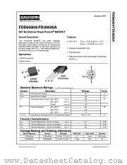 FDU6680A datasheet pdf Fairchild Semiconductor