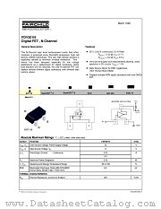 FDV301N datasheet pdf Fairchild Semiconductor