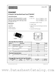 FDW258P datasheet pdf Fairchild Semiconductor