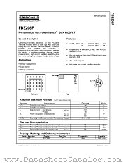 FDZ208P datasheet pdf Fairchild Semiconductor