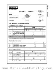 FEP16AT datasheet pdf Fairchild Semiconductor