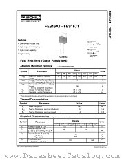 FES16ATR datasheet pdf Fairchild Semiconductor