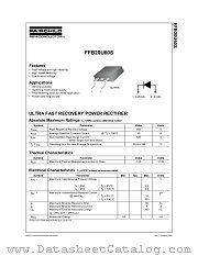 FFB20U60S datasheet pdf Fairchild Semiconductor