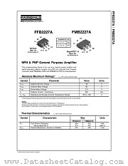 FFB2227A datasheet pdf Fairchild Semiconductor