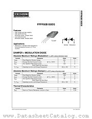 FFPF60B150DS datasheet pdf Fairchild Semiconductor