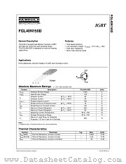 FGL40N150D datasheet pdf Fairchild Semiconductor