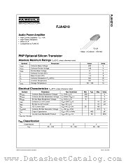 FJA4210 datasheet pdf Fairchild Semiconductor
