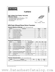 FJAF6910 datasheet pdf Fairchild Semiconductor