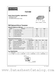 FJC1308 datasheet pdf Fairchild Semiconductor