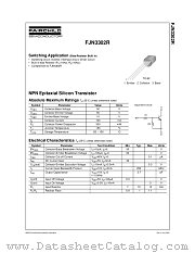 FJN3302R datasheet pdf Fairchild Semiconductor