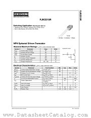 FJN3315R datasheet pdf Fairchild Semiconductor