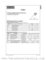 FJN965 datasheet pdf Fairchild Semiconductor