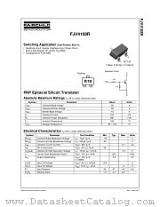 FJV4108R datasheet pdf Fairchild Semiconductor