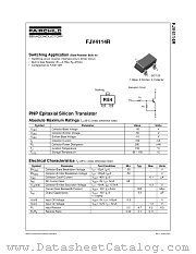 FJV4114R datasheet pdf Fairchild Semiconductor