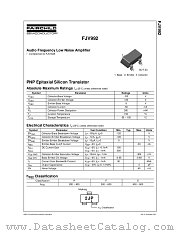 FJV992 datasheet pdf Fairchild Semiconductor