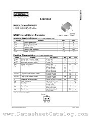 FJX2222A datasheet pdf Fairchild Semiconductor