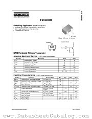 FJX3005R datasheet pdf Fairchild Semiconductor