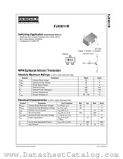 FJX3011R datasheet pdf Fairchild Semiconductor