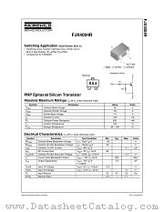 FJX4004R datasheet pdf Fairchild Semiconductor