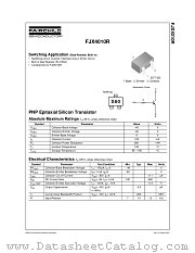 FJX4010R datasheet pdf Fairchild Semiconductor