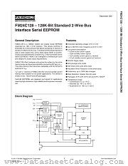 FM24C128 datasheet pdf Fairchild Semiconductor