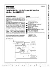 FM24C16UL datasheet pdf Fairchild Semiconductor