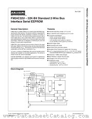 FM24C32UFLZ datasheet pdf Fairchild Semiconductor