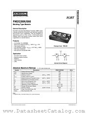 FM2G200US60 datasheet pdf Fairchild Semiconductor
