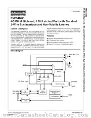 FM3540S datasheet pdf Fairchild Semiconductor