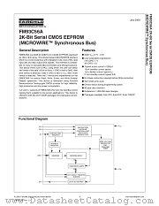 FM93C56ALZ datasheet pdf Fairchild Semiconductor