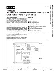 FM93CS46 datasheet pdf Fairchild Semiconductor