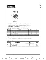 FMB100 datasheet pdf Fairchild Semiconductor
