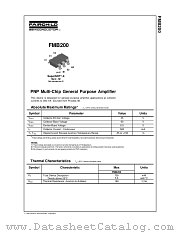 FMB200 datasheet pdf Fairchild Semiconductor