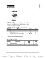 FMBA06 datasheet pdf Fairchild Semiconductor