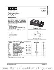FMG2G50US60 datasheet pdf Fairchild Semiconductor
