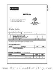 FMKA140 datasheet pdf Fairchild Semiconductor