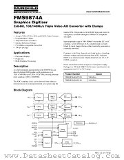 FMS9874AX100 datasheet pdf Fairchild Semiconductor