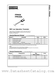FPN430A datasheet pdf Fairchild Semiconductor