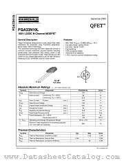 FQA33N10L datasheet pdf Fairchild Semiconductor